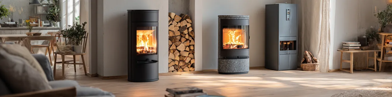 Comparaison des systèmes de chauffage au bois  :  poêles, chaudières et inserts avec prix