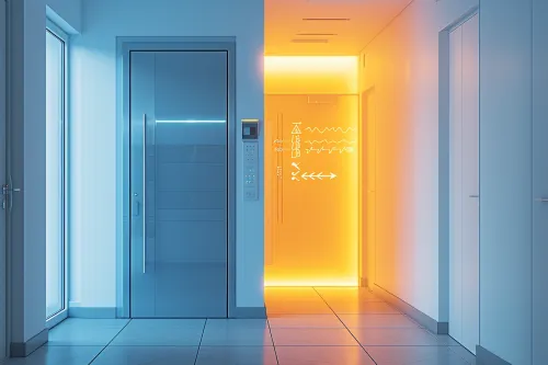 Porte d'entrée isolante avec coefficient Ud optimal pour réduire les déperditions thermiques