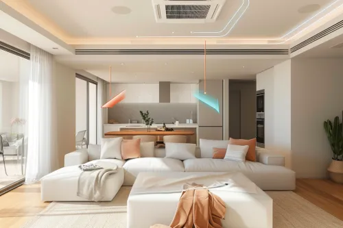 Schéma comparatif des systèmes de ventilation mécanique contrôlée à flux simple et double